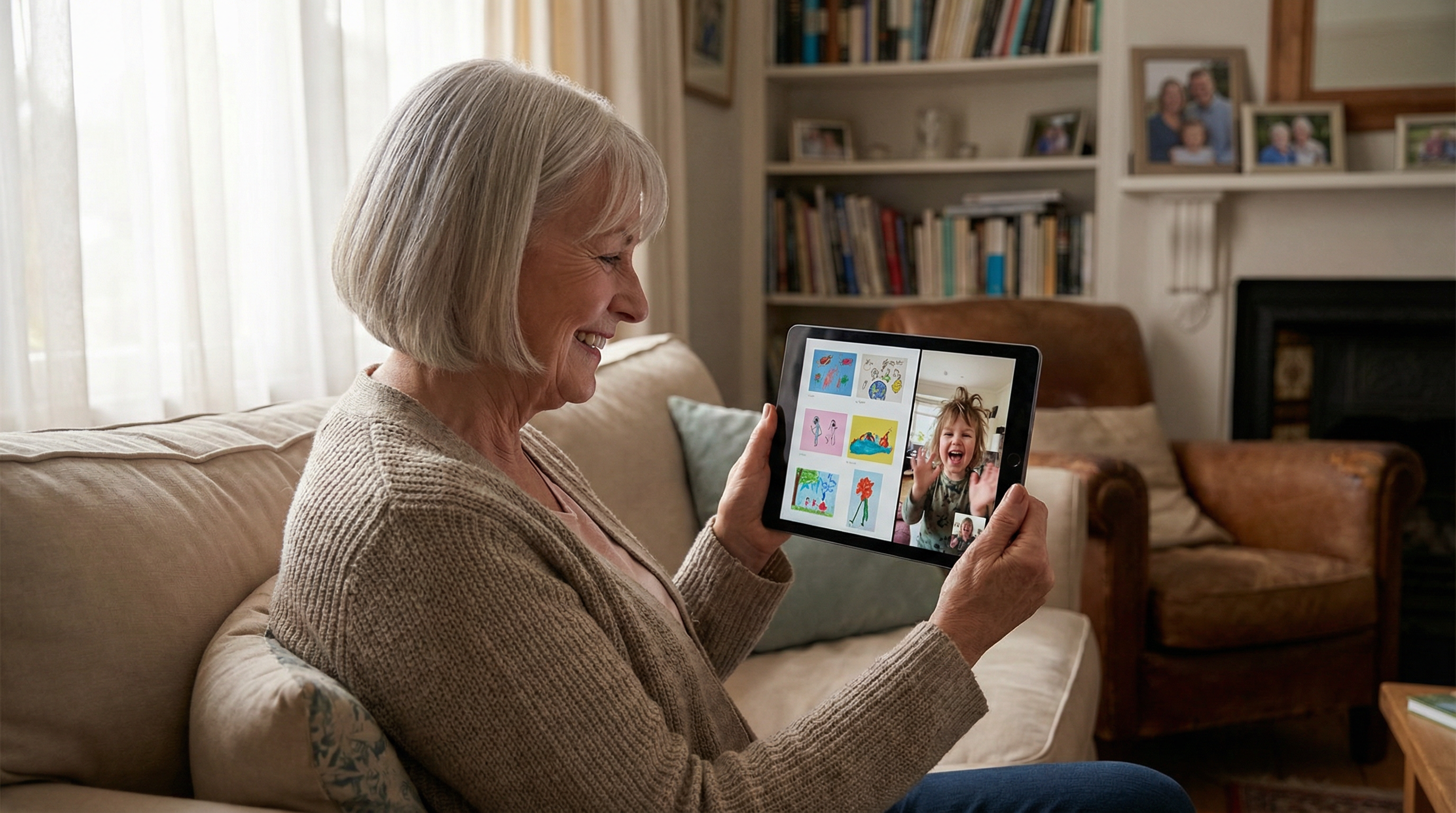 Family sharing through Keepsie